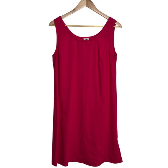 Vintage Y2K California Concepts Size 10 Hot Pink Tank Style Sheath Dress - Picture 1 of 6